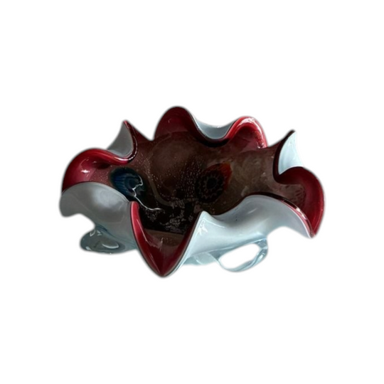 MURANO MILLEFIORI & AVENTURINE VASE, ITALY c. 1950s