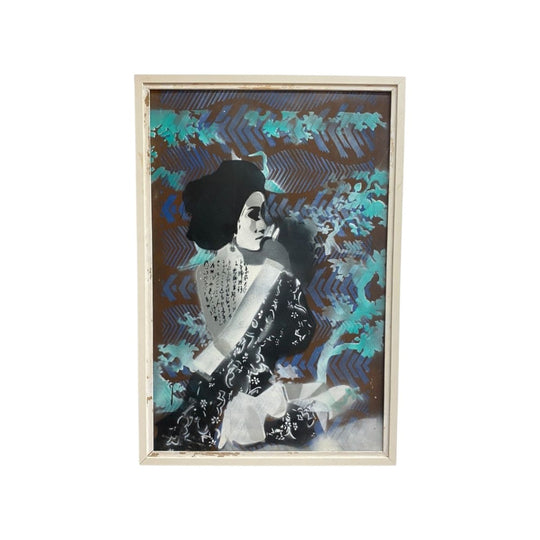 'Dancing Girl' Mixed Media Art