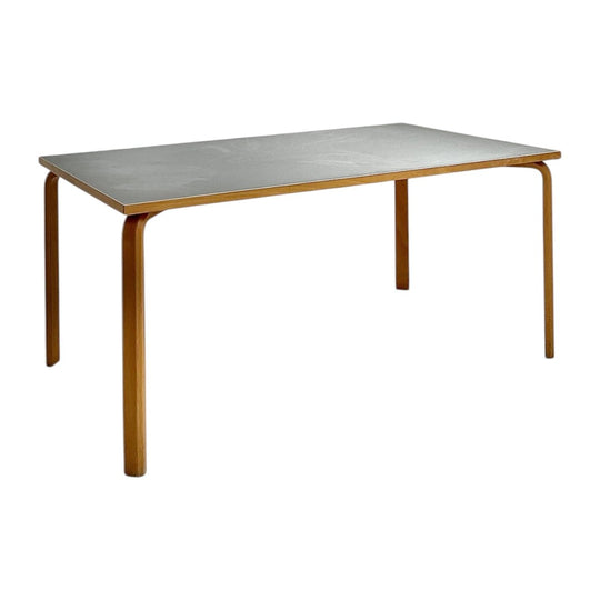 Danish Beech and Linoleum Table/Desk