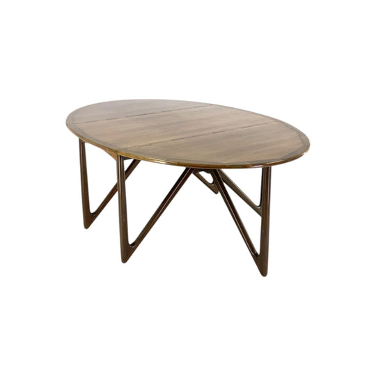 Danish Brazilian Rosewood Gate Leg Dining Table by Kurt Østervig