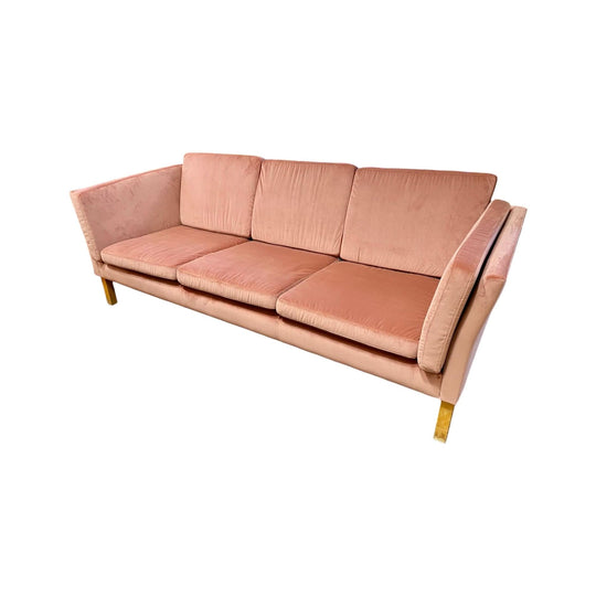 DANISH MID CENTURY 3 SEATER SOFA newly reupholstered new foams