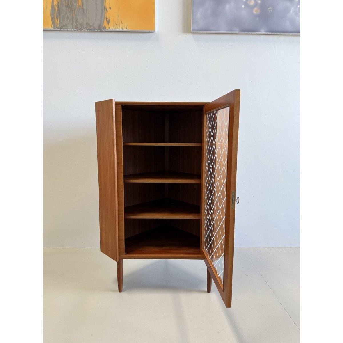 Danish Mid-Century Corner Cabinet | Bazaa | Designer, Vintage and Antique Furniture