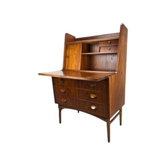 Danish teak and oak secretary