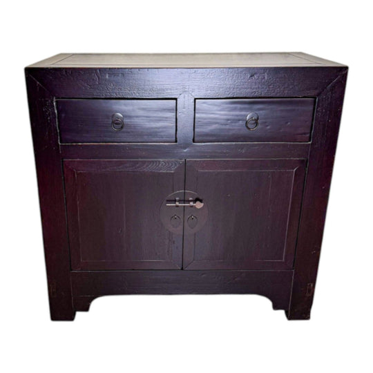 Dark Brown Elm Cabinet II