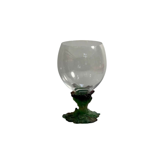 Daum Glass Pate De Verre Goblet