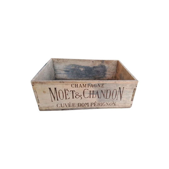 Dom Perignon wooden champagne crate