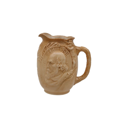Doulton Burslem jug commemorating Alfred, Lord Tennyson