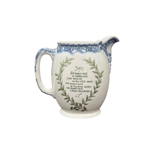 Doulton Burslem poem jug c.1880
