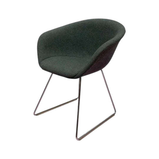 Duna 02 Grey Sled Chair by Arper