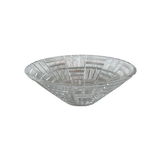Mosaic Crystal Bowl c. 1980s