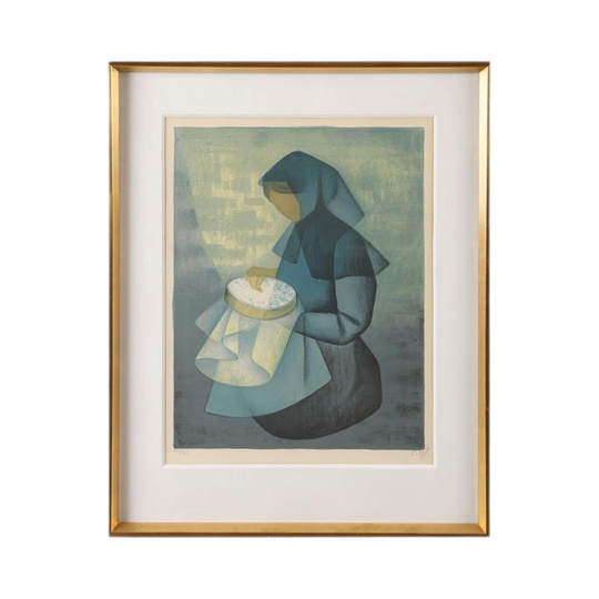 Mid-Century Lithograph by Louis Toffoli