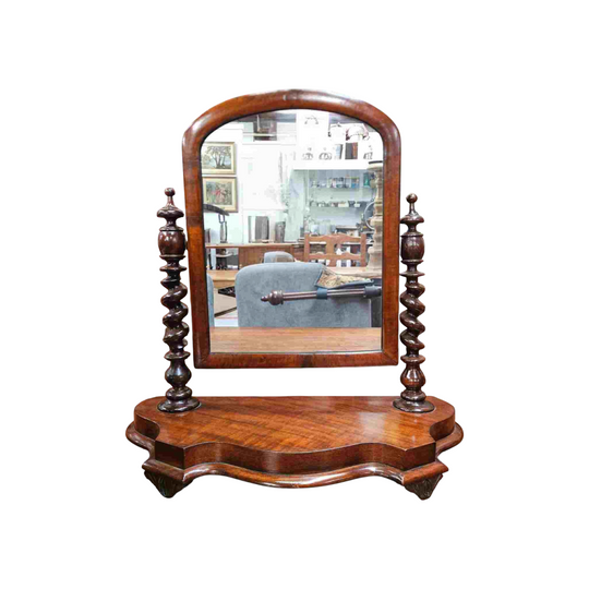 Victorian Mahogany Table Top Mirror