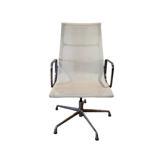 Eames Aluminium Group - White Mesh High Back Office Chair