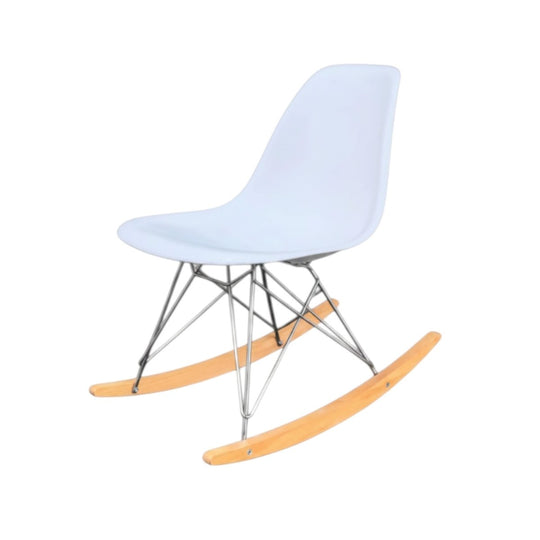Eames Moulded Plastic Armchair with Rocker Base
