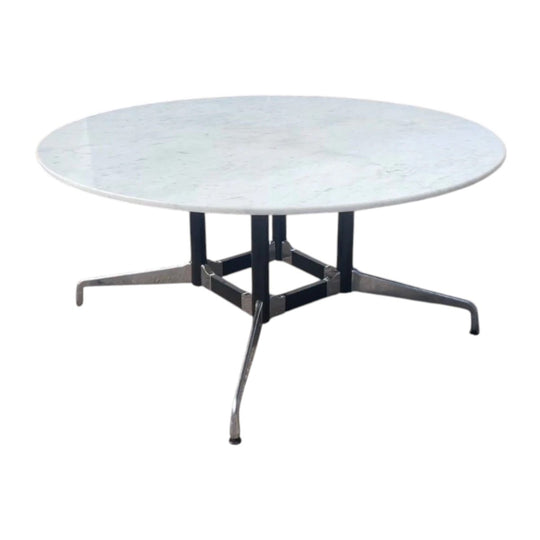 Eames Segmented Base Round Dining Table, Carrara Marble, 160 cm - Herman Miller / Vitra