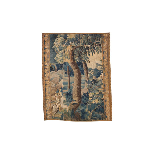 Early 18th century abstract tapestry collage