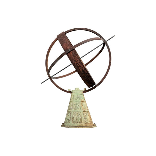 Early 20th Century Antique Swedish Armillary Sphere Sundial by AB Aronsson & Söner