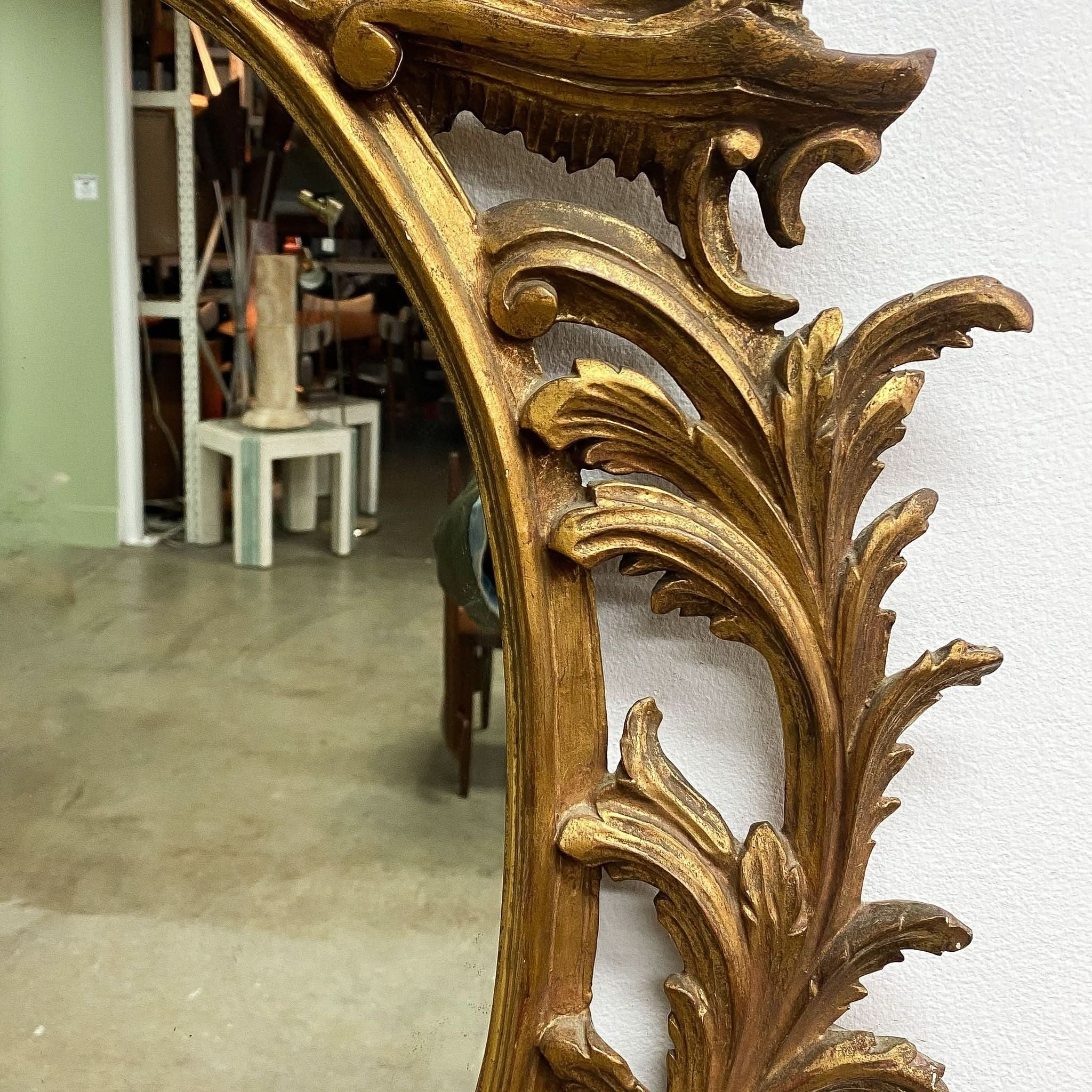 Early 20th Century Baroque Style Ornate Gold Mirror | Bazaa | Designer, Vintage and Antique Furniture