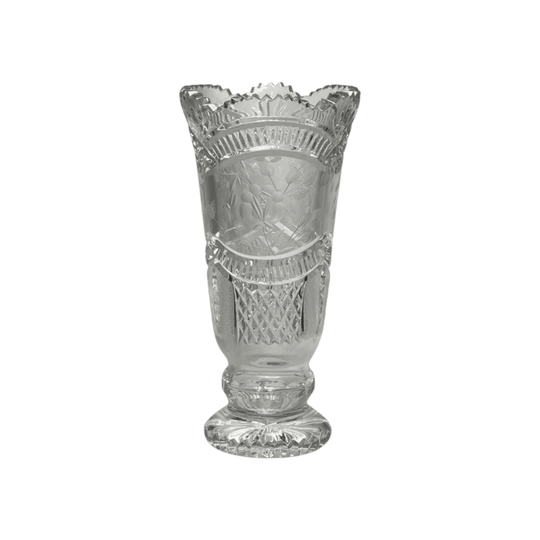 Early 20th century cut crystal celery vase c.1910