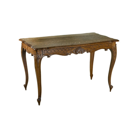 early French provincial style oak coffee table
