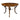 Eclectic Continental Walnut Table with Carved Legs and Pinecone Finial | Bazaa | Designer, Vintage and Antique Furniture
