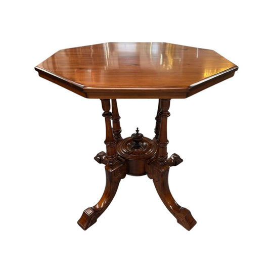 Edwardian Octagonal Topped Occasional Table
