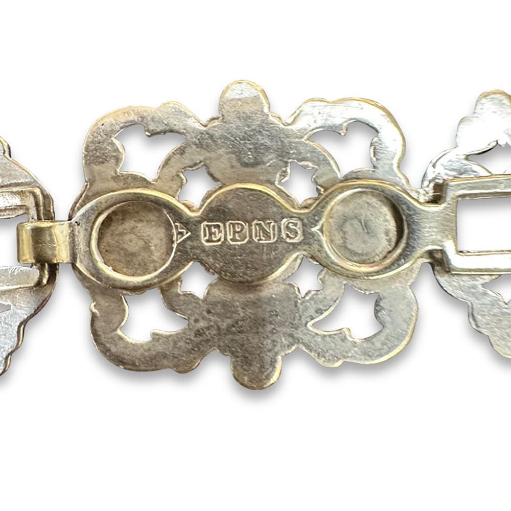 Edwardian silver plated decorative belt c.1900 | Bazaa | Designer, Vintage and Antique Furniture