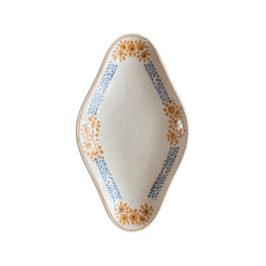 Elegant Antique French oval dish in Holiday Gift Box – Perfect Christmas Present