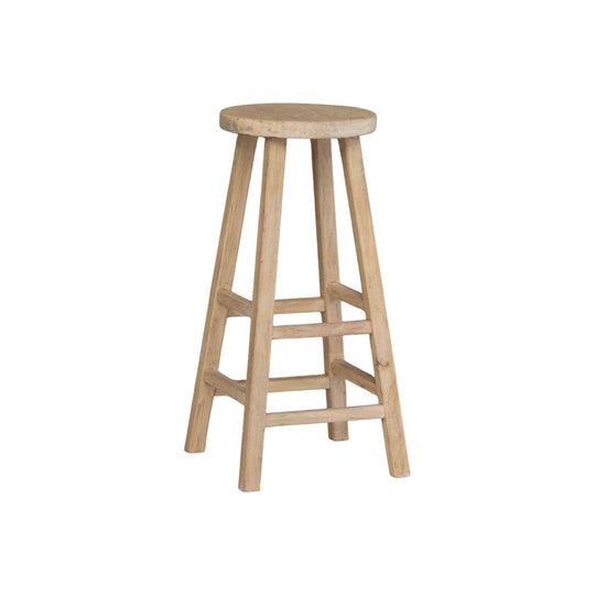 Elm Wood Bar Stool