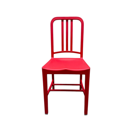 Emeco 111 navy chair - Red