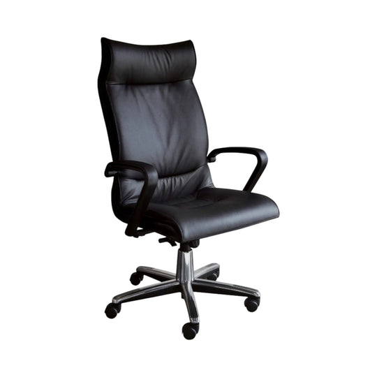 Emilio Ambasz for Tecno Spa - ‘Qualis’ chair - post-modern office arm chair, circa 1991