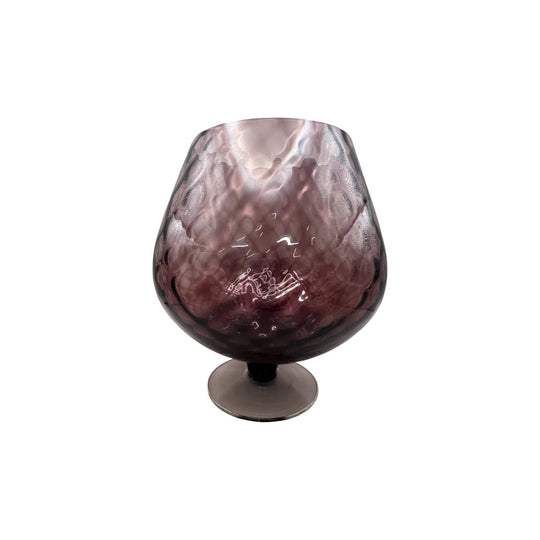 Empoli Amethyst Diamond Optic Brandy Balloon 19cm