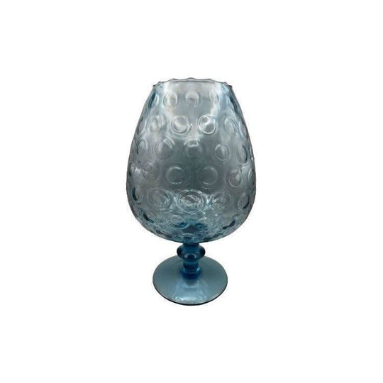 Empoli Blue Optic Circle Brandy Balloon 26.5cm