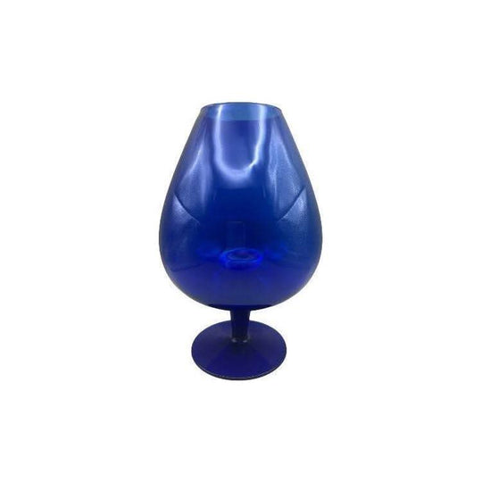 Empoli Cobalt Blue Brandy Balloon with Self Coloured Stem 20cm