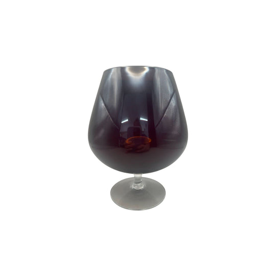 Empoli Deep Red Brandy Balloon with Clear Base 15cm