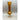 Empoli Italy Amber Glass Bud Vase on Twisted Stem Base - Bazaa