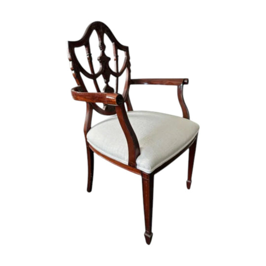 English Sheraton/Hepplewhite Shield-back Carver