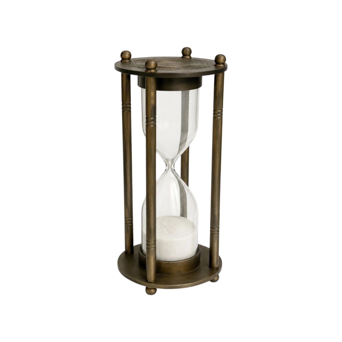 Epstein London Sand Timer Hourglass Brass Decor | Bazaa | Designer, Vintage and Antique Furniture