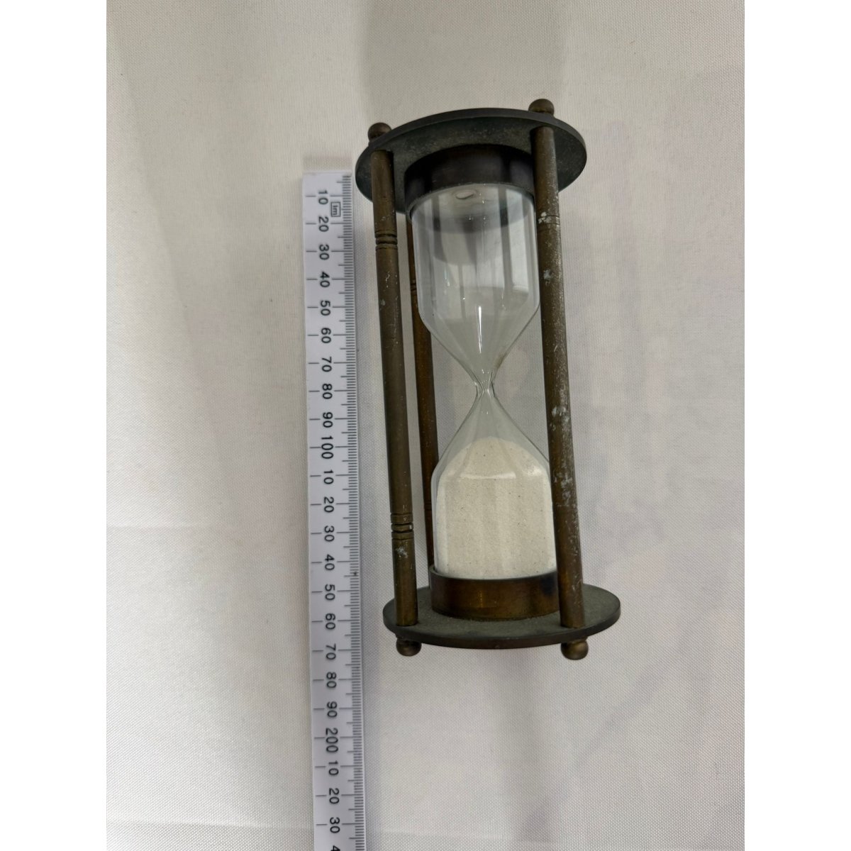 Epstein London Sand Timer Hourglass Brass Decor | Bazaa | Designer, Vintage and Antique Furniture