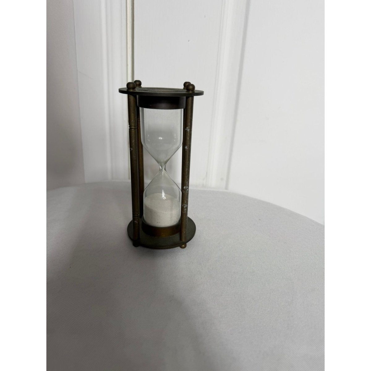Epstein London Sand Timer Hourglass Brass Decor | Bazaa | Designer, Vintage and Antique Furniture