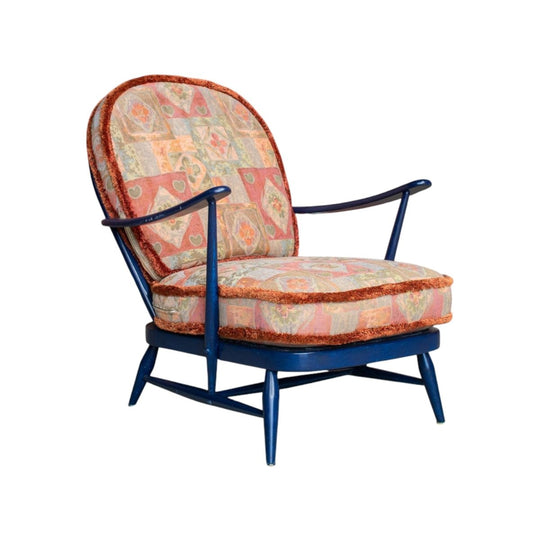 Ercol 203 with a Blue Mood  Classic Form, Creative Finish
