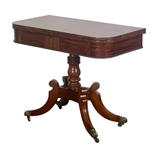 Antique English Georgian / Regency Mahogany Tea Table / Side Table.