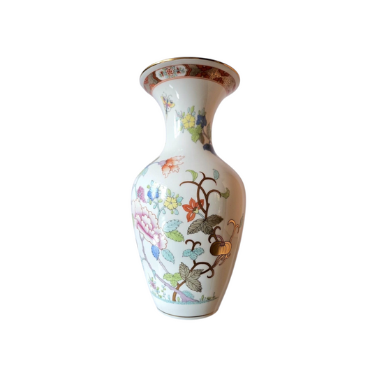 Herend Hand painted Porcelain "Shanghai" pattern vase