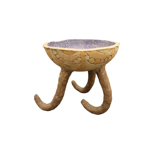 Fernando Malo tripod ceramic sculpture