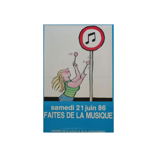 Fete de la musique 1986 Music Sign
