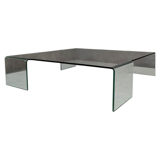 Fiam Italia Bent Glass Coffee Table by Rodolfo Dordoni