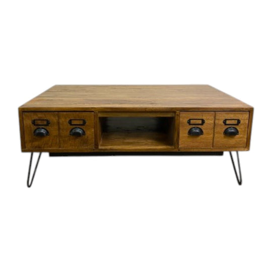 File Drawers Coffee Table Mangowood