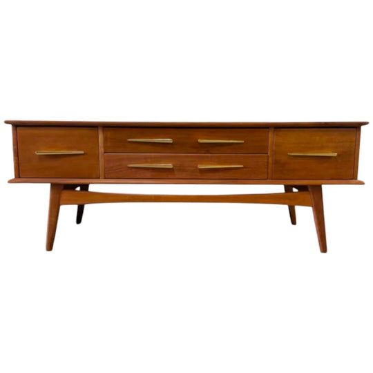 Fler lowboy console / tv unit with modern hardware