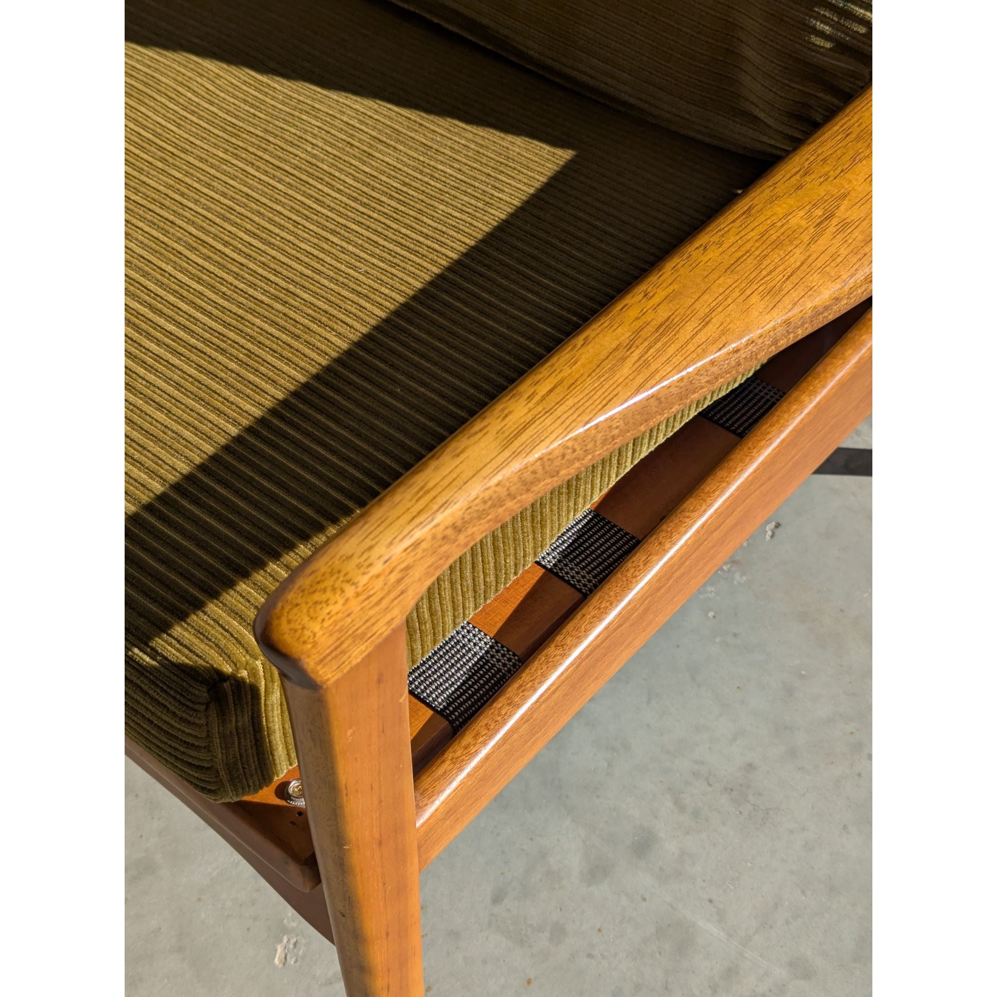 Fler Narvik 2 Seater - Sage Revival Green Corduroy | Bazaa | Designer, Vintage and Antique Furniture