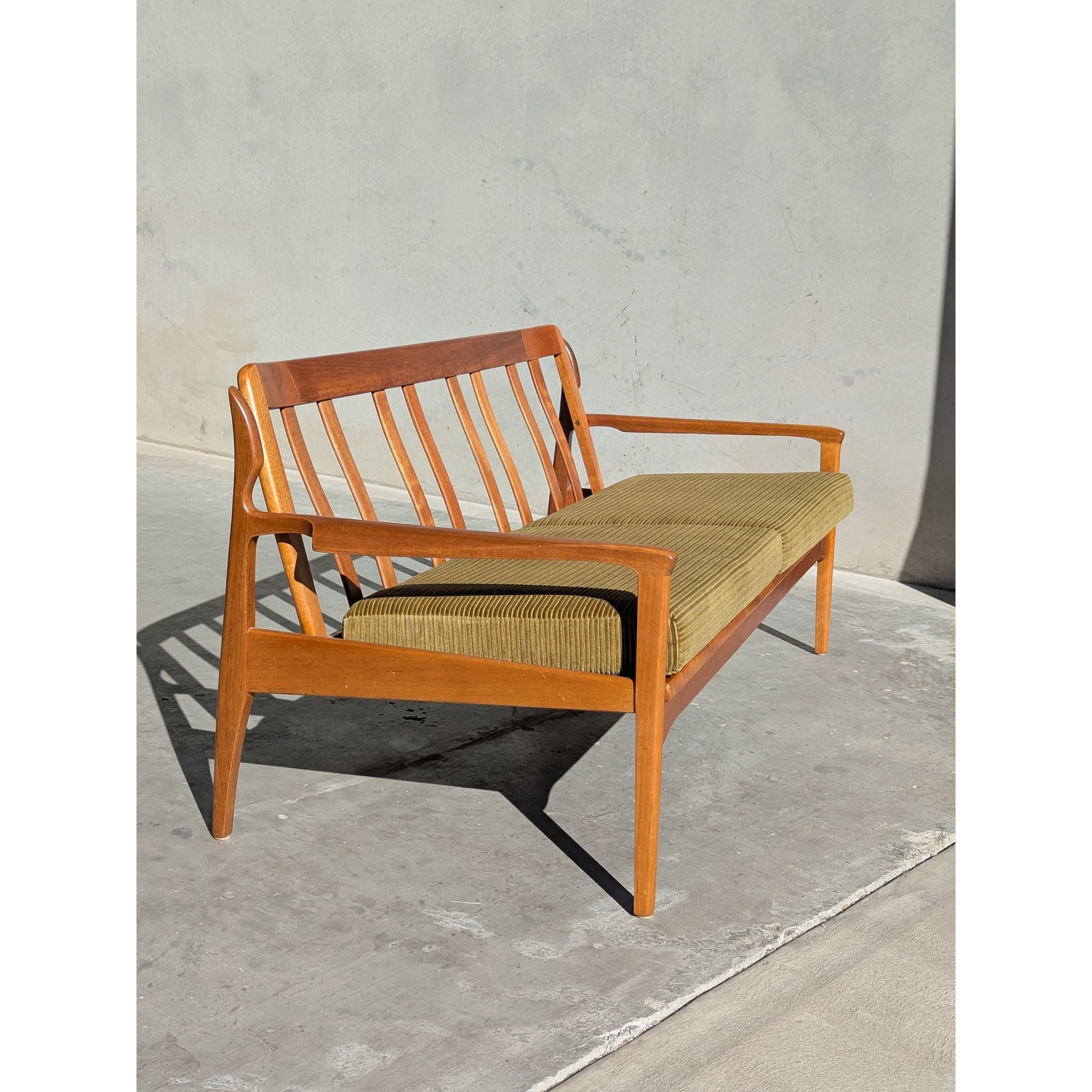 Fler Narvik 2 Seater - Sage Revival Green Corduroy | Bazaa | Designer, Vintage and Antique Furniture